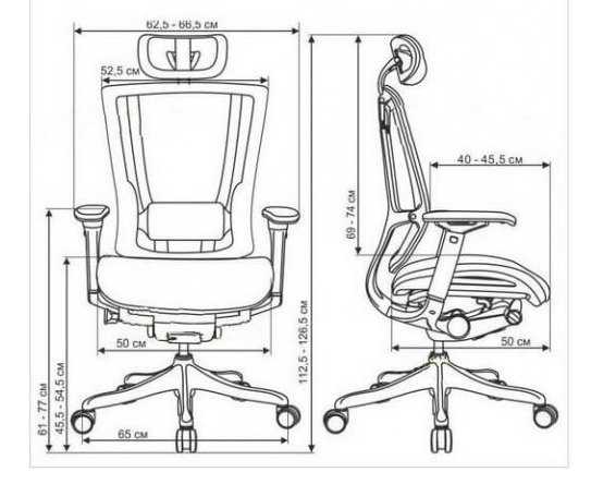 Крісло Nefil Luxury Mesh Comfort seating